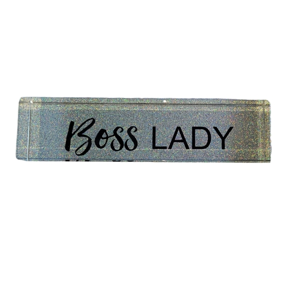 Boss Lady Desk Plaque - Picture 5 of 16
